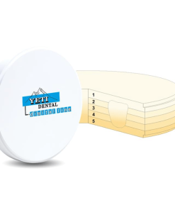 Disco de circonio Geo5 de Yeti Dental B2 20 mm