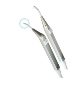 Jeringa triple Luzzani Minilight 3F de acero recta de 170cm y color gris