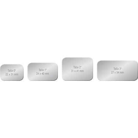 Placa Fosforo Talla 0 (6 Unidades) - Imagen 2